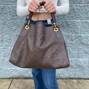 Louis Vuitton Pre Owned Authentic Embossed Large Capacity Bag